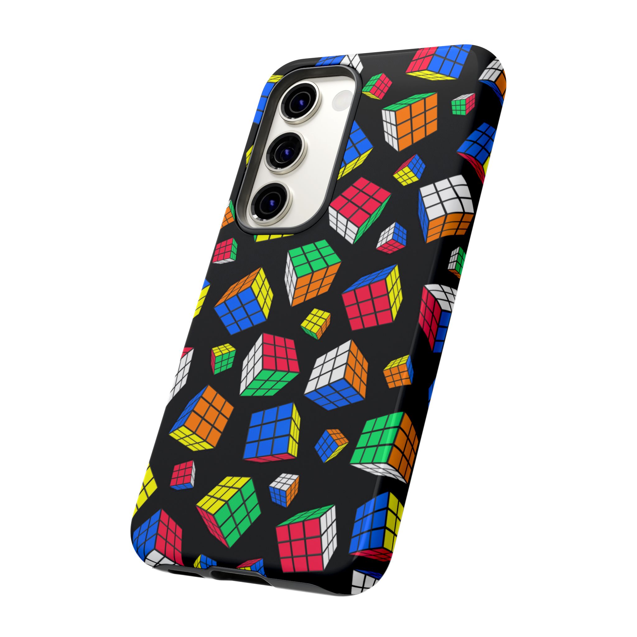 Cubes All Over - Rubik's Cube Phone Cases - Tough Case - Image 2