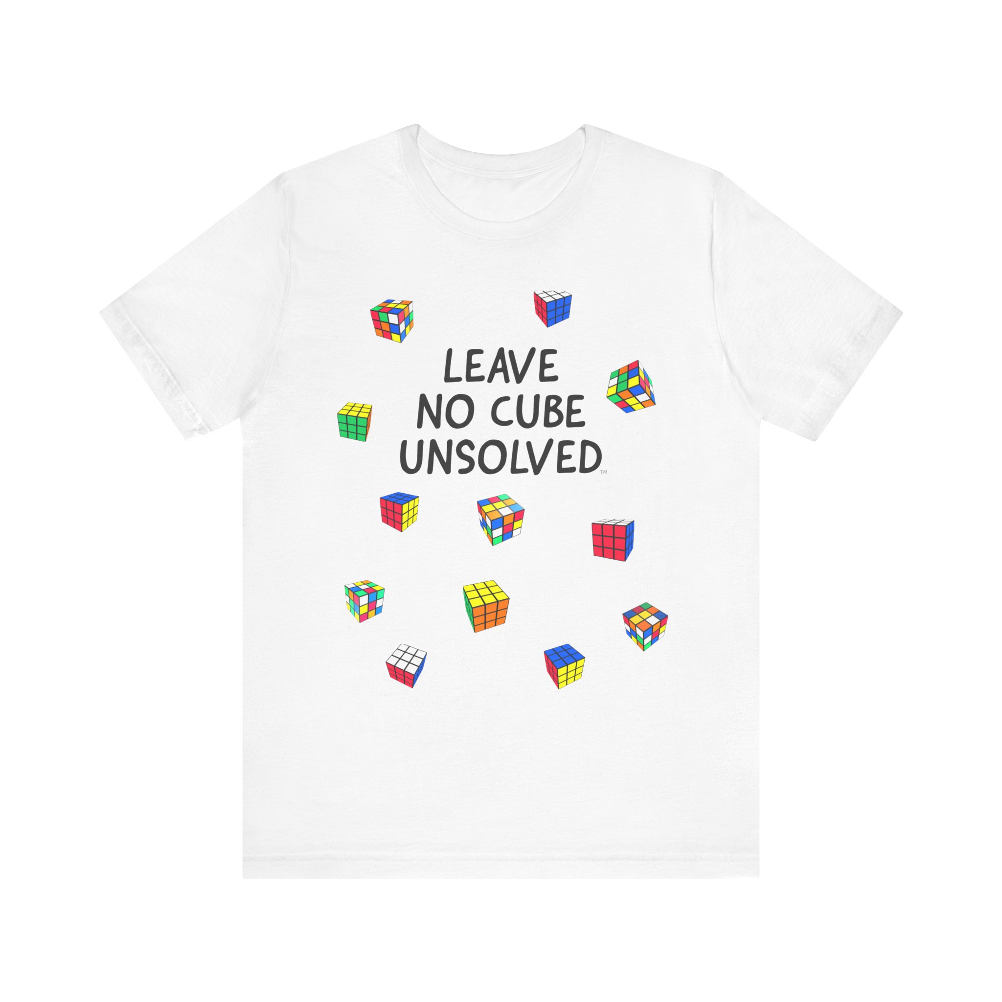 Leave No Cube Unsolved Shirt (Adult Sizes)
