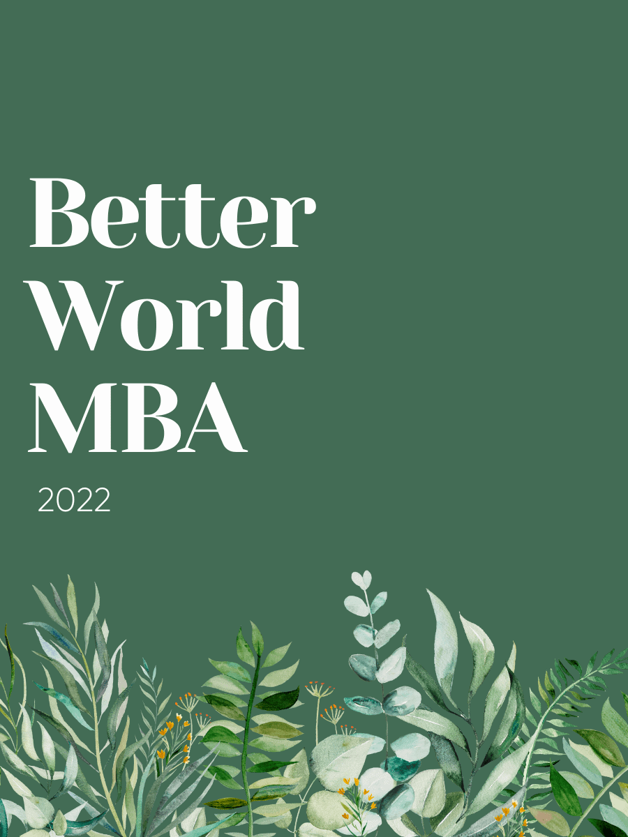 2022 Better World MBA