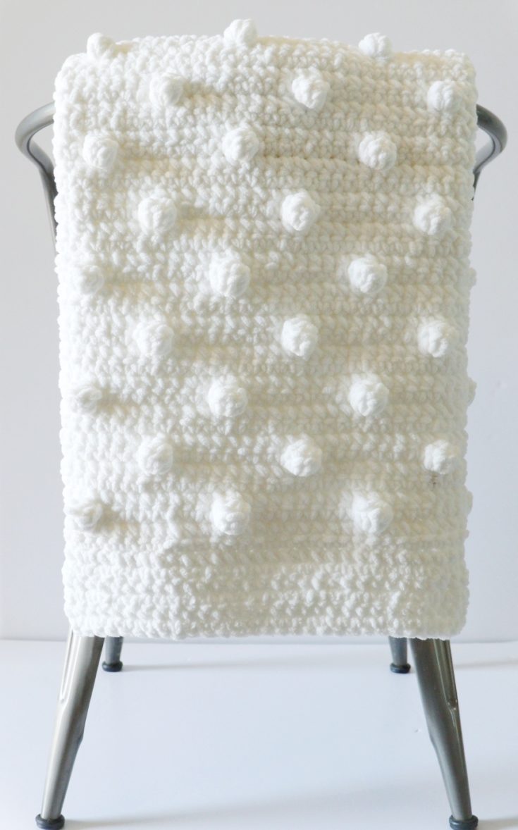 Beginner Polka Dot Crochet Blanket