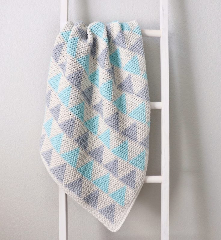 Crochet Bundle Up Triangles Blanket