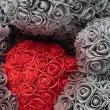 gray red