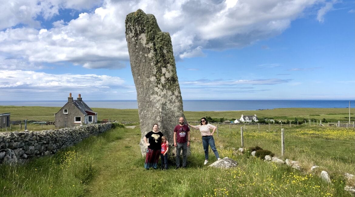 NW Lewis: Ballantrushal Standing Stone