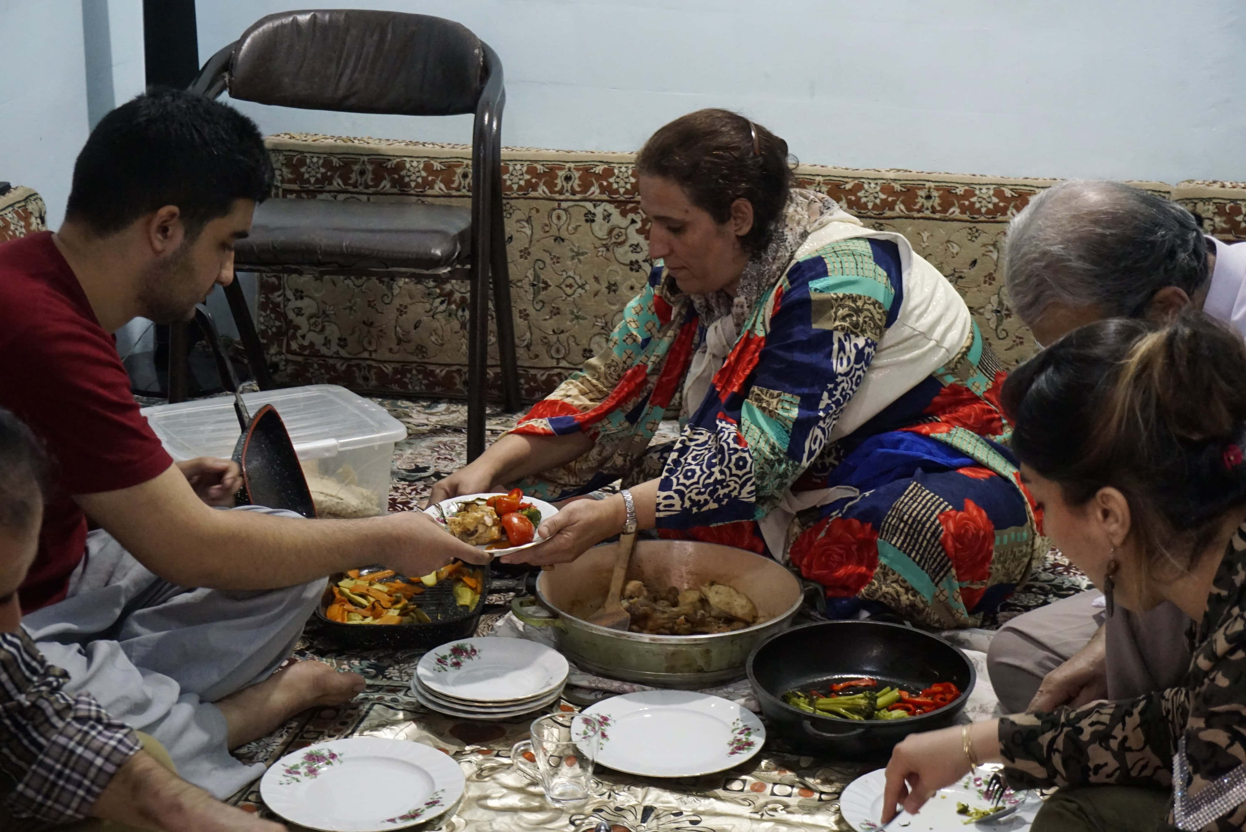 Eating in Iran