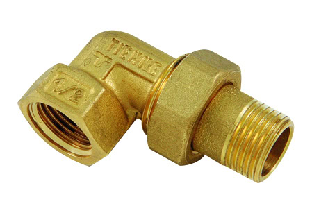 Śrubunek kątowy mosiężny z o-ring 1”