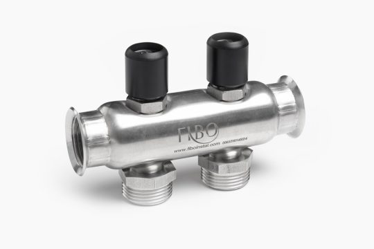 Rozdzielacz ze stali nierdzewnej INOX HOME seria S do wody pitnej 3/4