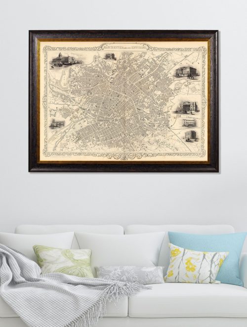 Map of Manchester