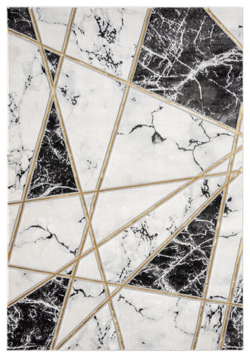 Vogue Rug, Black & Cream