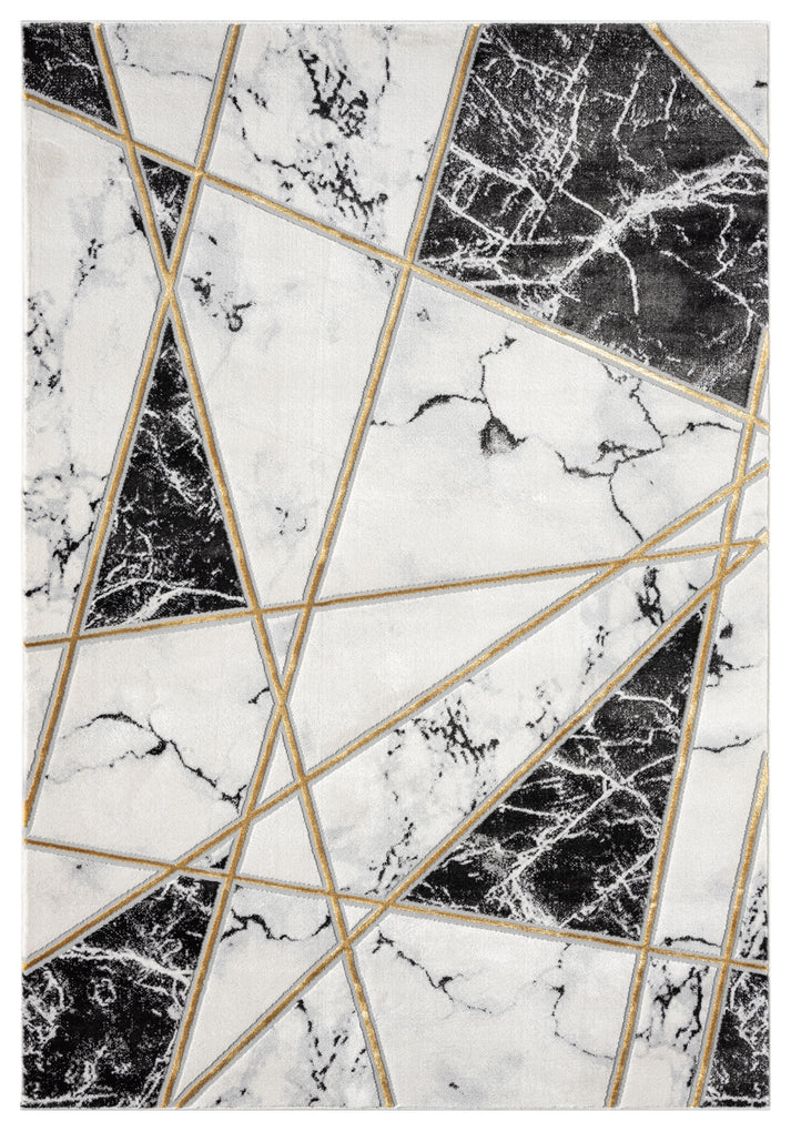 Vogue Rug, Black & Cream