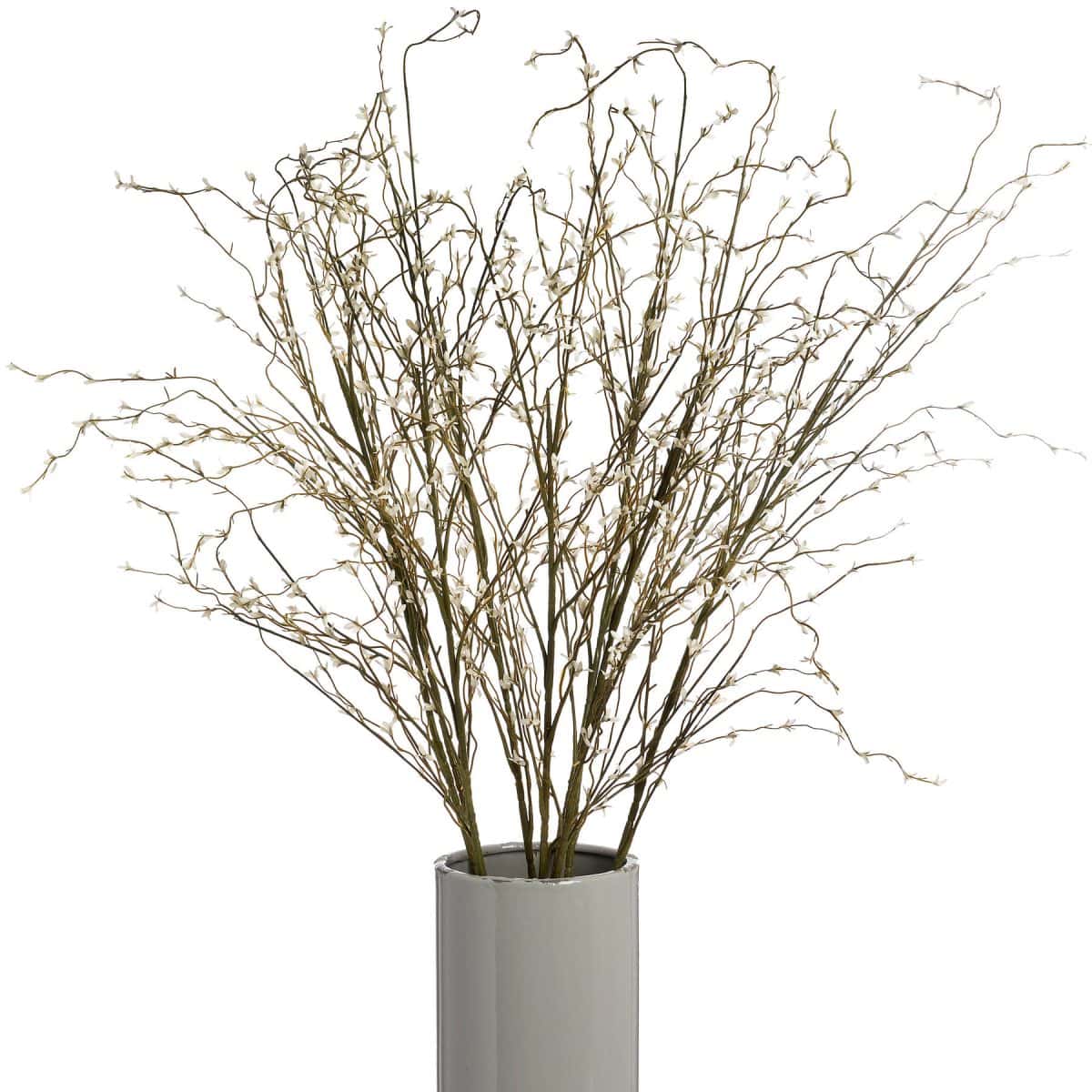 Artificial Willow Spray, White - 112cm x 15cm
