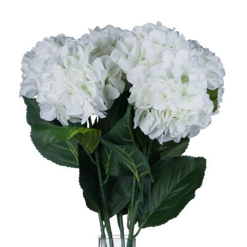 Artificial Hydrangea, White - 71cm x 15cm