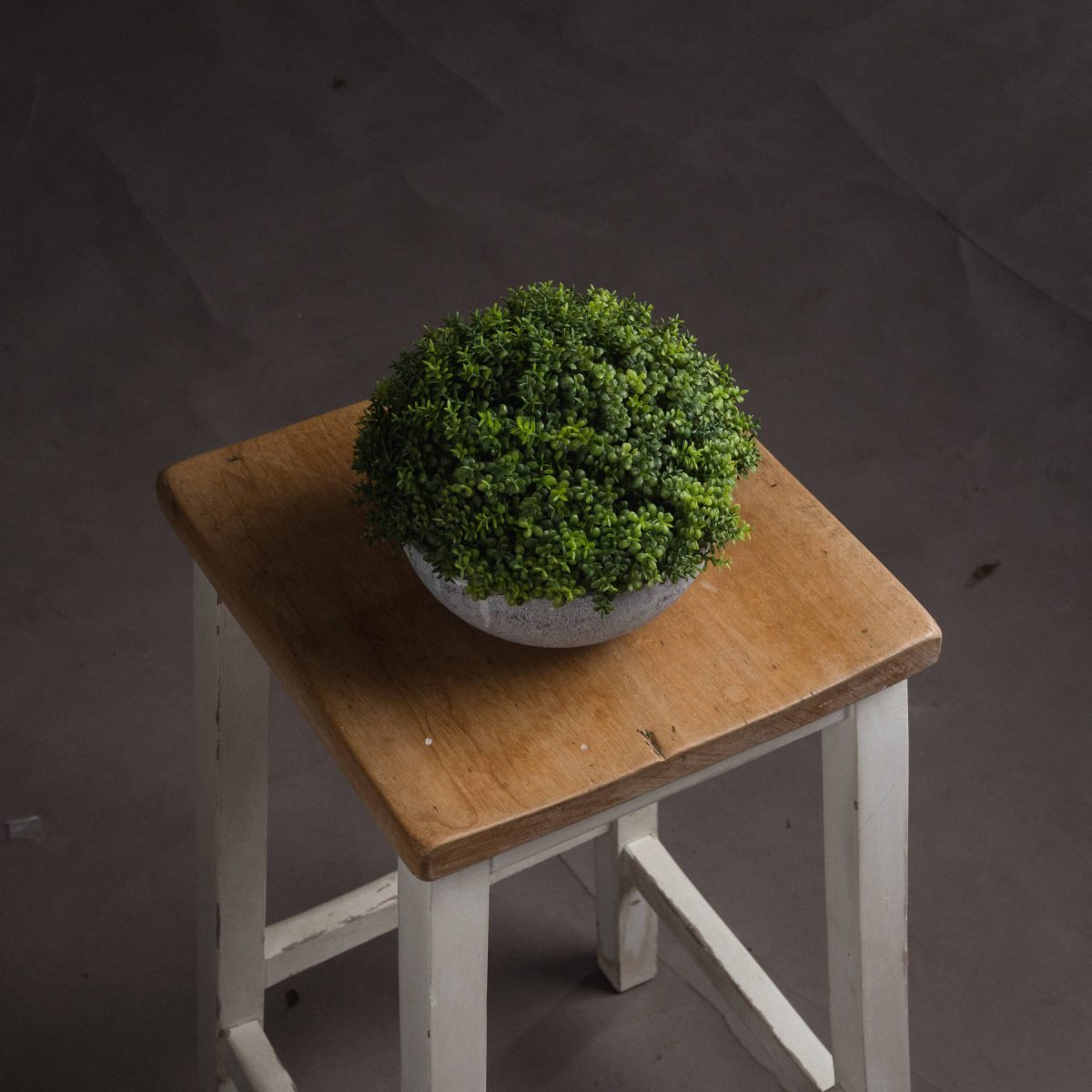 Artificial Small Hebe Globe Pot - 15cm x 15cm