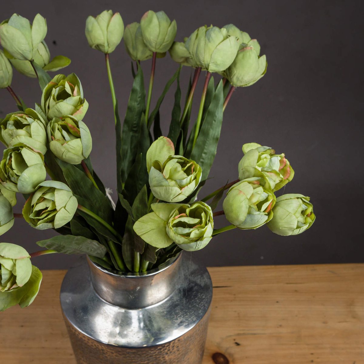 Artificial Tulip, Green - 50cm x 8cm
