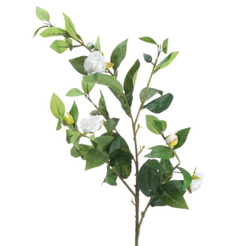 Artificial Gardenia Stem, Cream - 90cm x 45cm