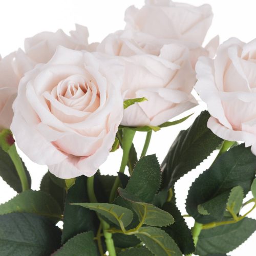 Artificial Tea Rose, Pastel Pink - 53cm x 9cm