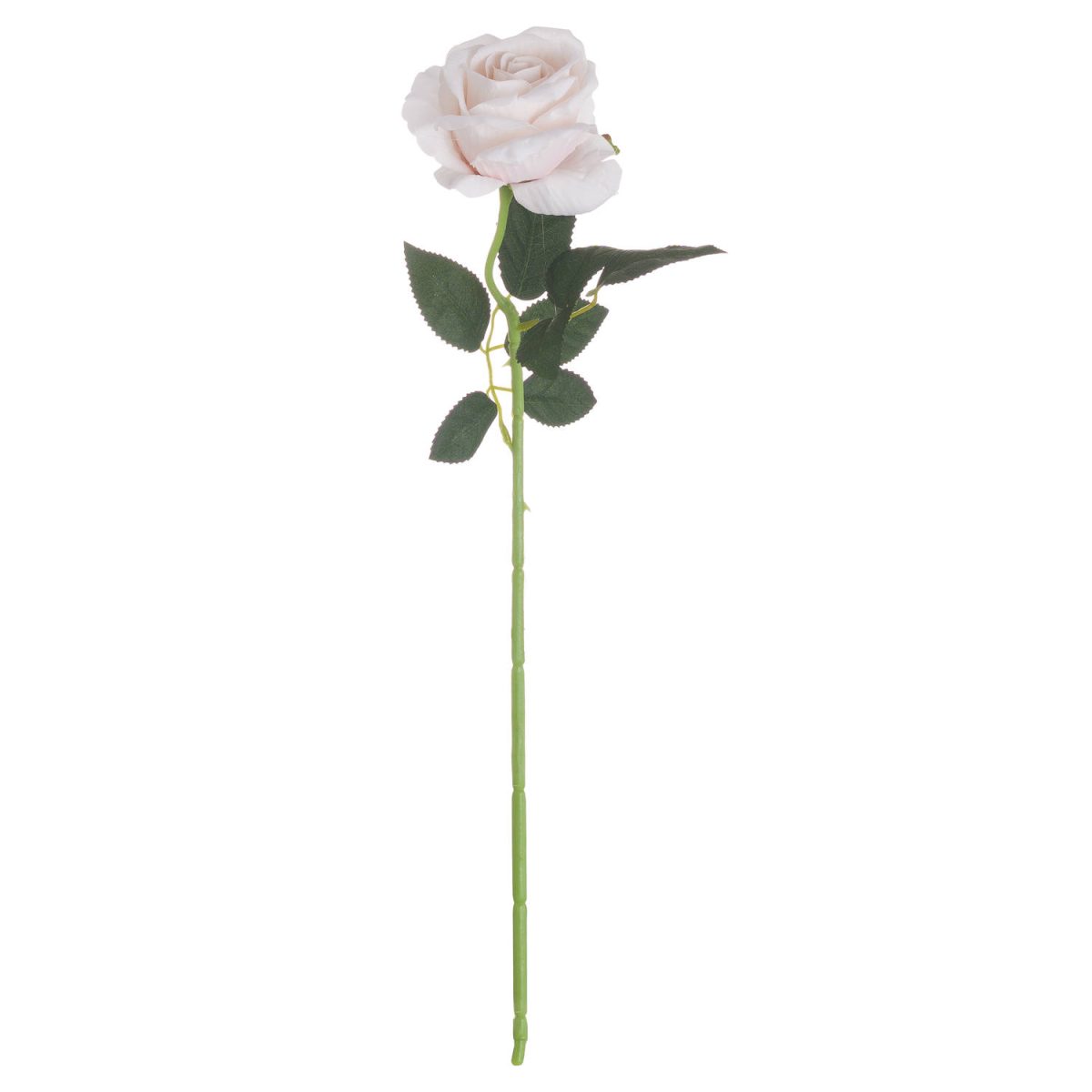 Artificial Tea Rose, Pastel Pink - 53cm x 9cm