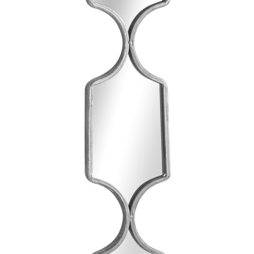 Zabbar Wall Mirror, Silver Finish - 145cm x 14cm