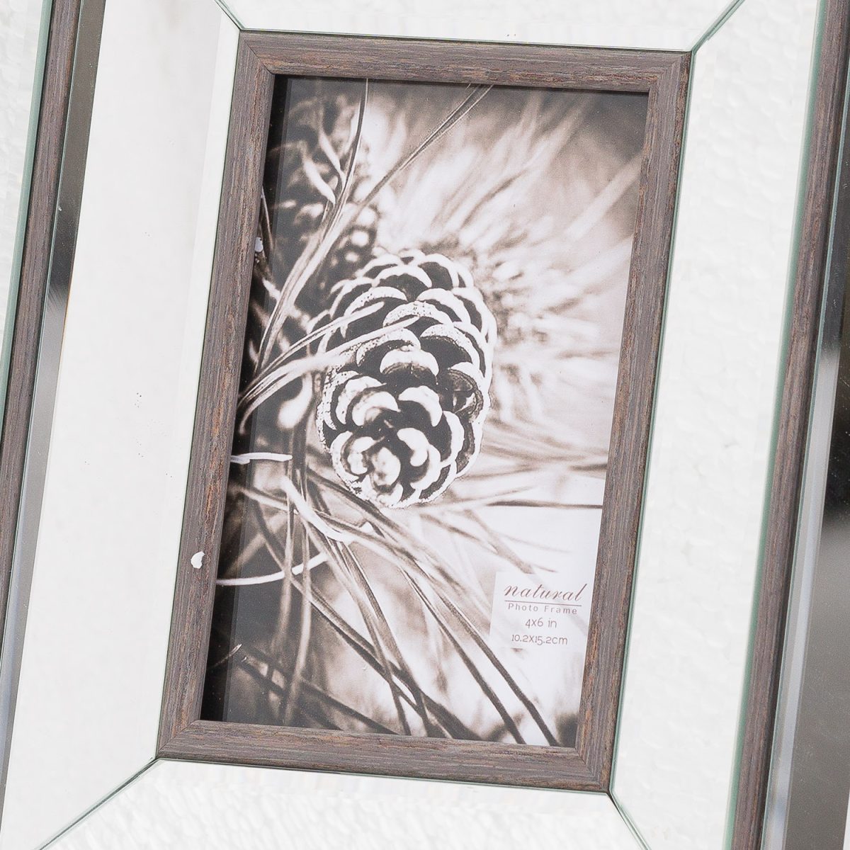 Fodele Mirror And Wood 4 x 6 Frame (29cm x 24cm)