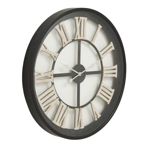 Harris Black Skeleton Clock - 80cm x 80cm