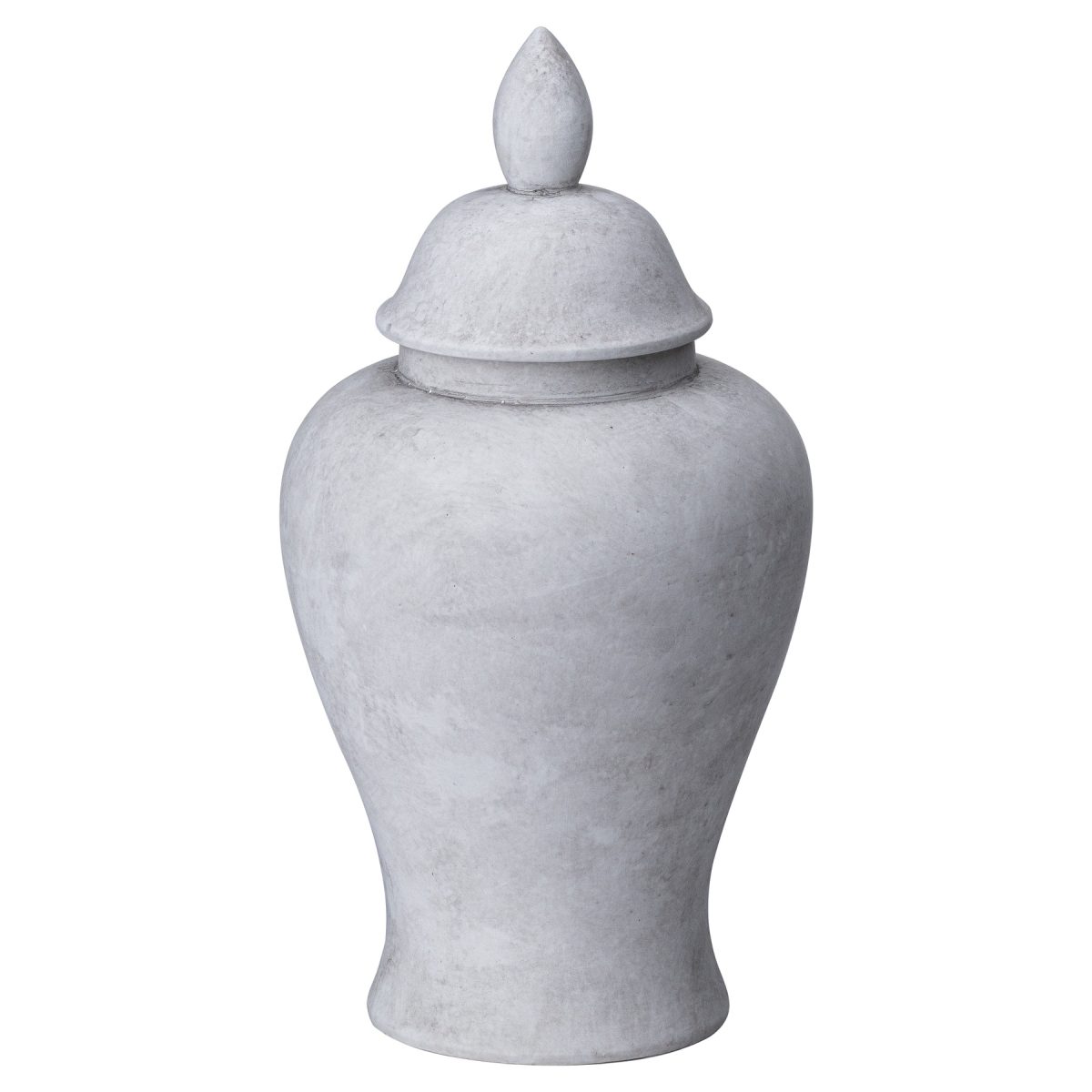 Noto Texture Ginger Jar, Stone (28cm x 13cm)