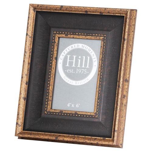 Mantua Antique Black & Gold Beaded 4 x 6 Photo Frame (26cm x 21cm)