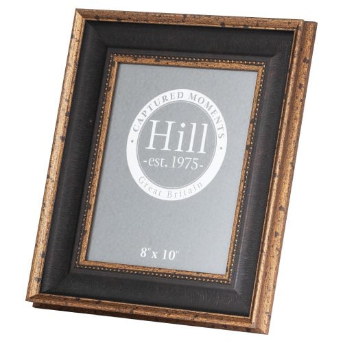 Mantua Antique Black & Gold Beaded 8 x 10 Photo Frame (36cm x 31cm)