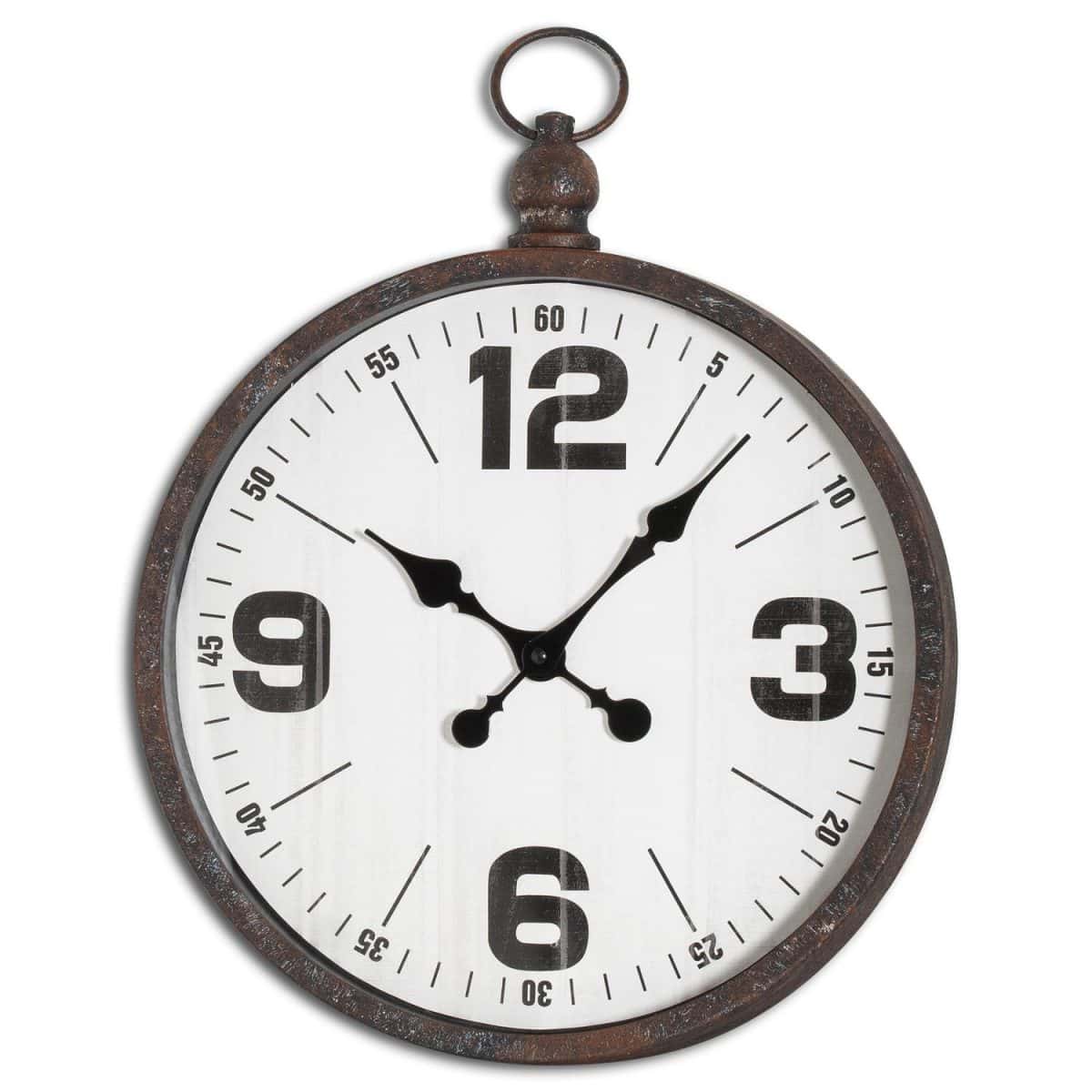 Talquin Pocket Wall Clock - 49cm x 38cm