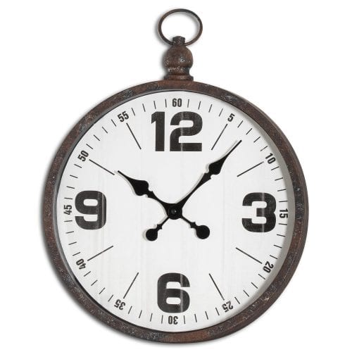Talquin Pocket Wall Clock - 49cm x 38cm