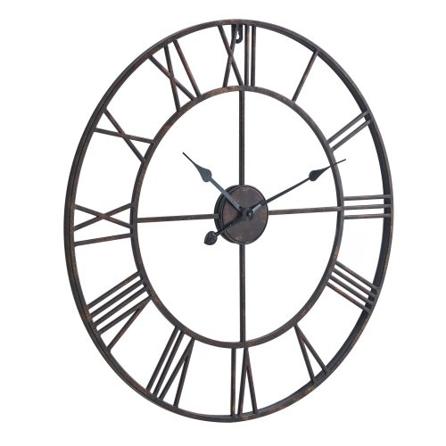 Harris Bronze Skeleton Wall Clock - 70cm x 70cm