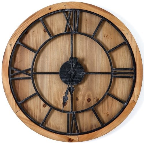 Anza Wooden Wall Clock