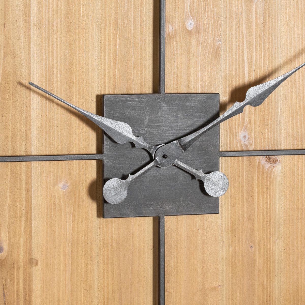 Anza Square Large Wooden Wall Clock