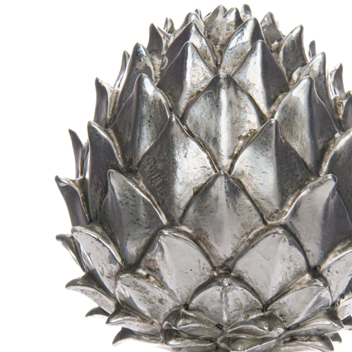 Silver Pinecone Finial - 23cm x 15cm