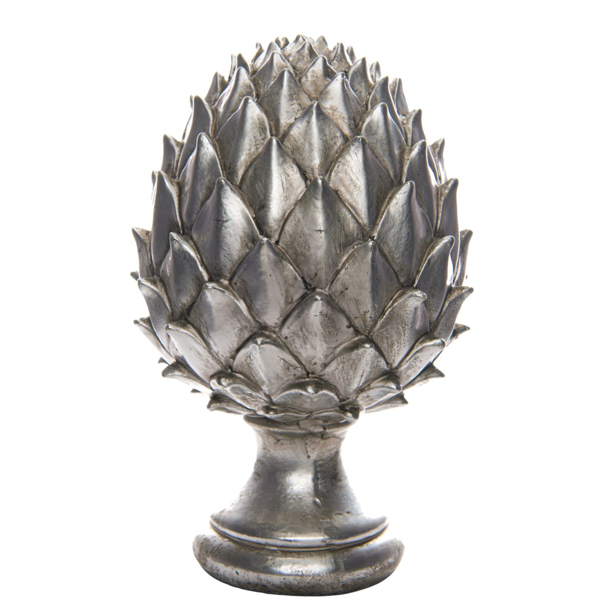 Large Silver Pinecone Finial - 30cm x 19cm