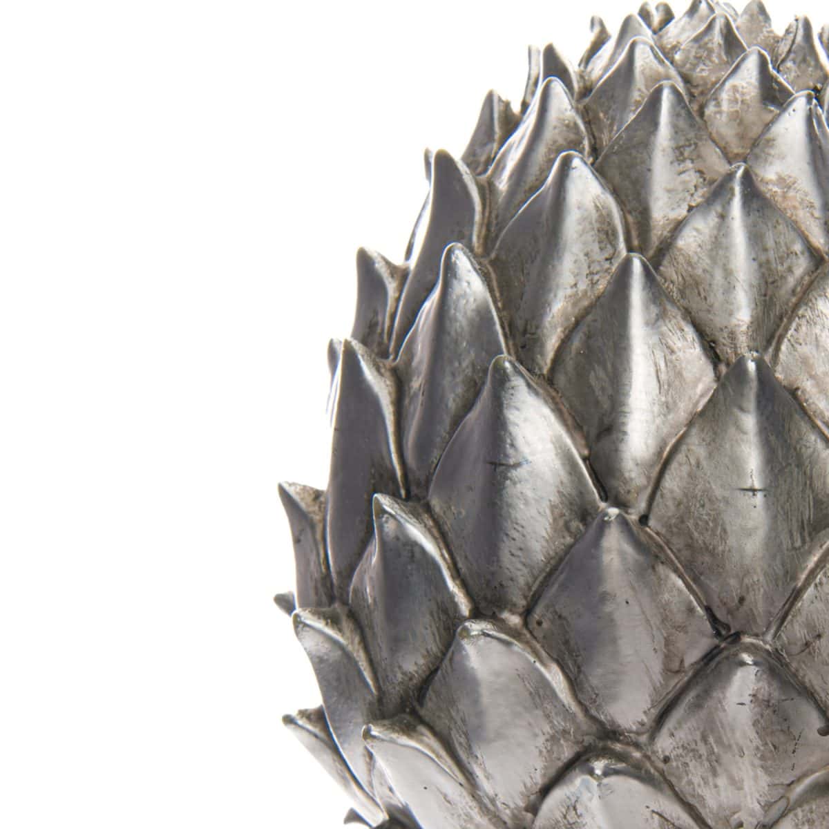 Large Silver Pinecone Finial - 30cm x 19cm