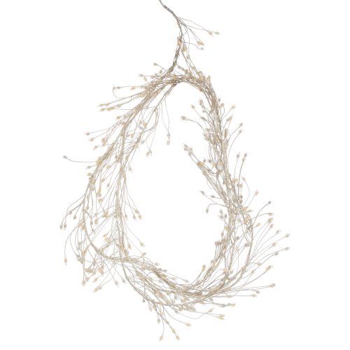 2.75m9ft Plug-In LED 8 Sequence Warm White Cluster String - 20cm x 20cm x 520cm