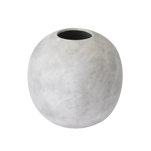 Noto Texture Vase, Stone (23cm x 25cm)