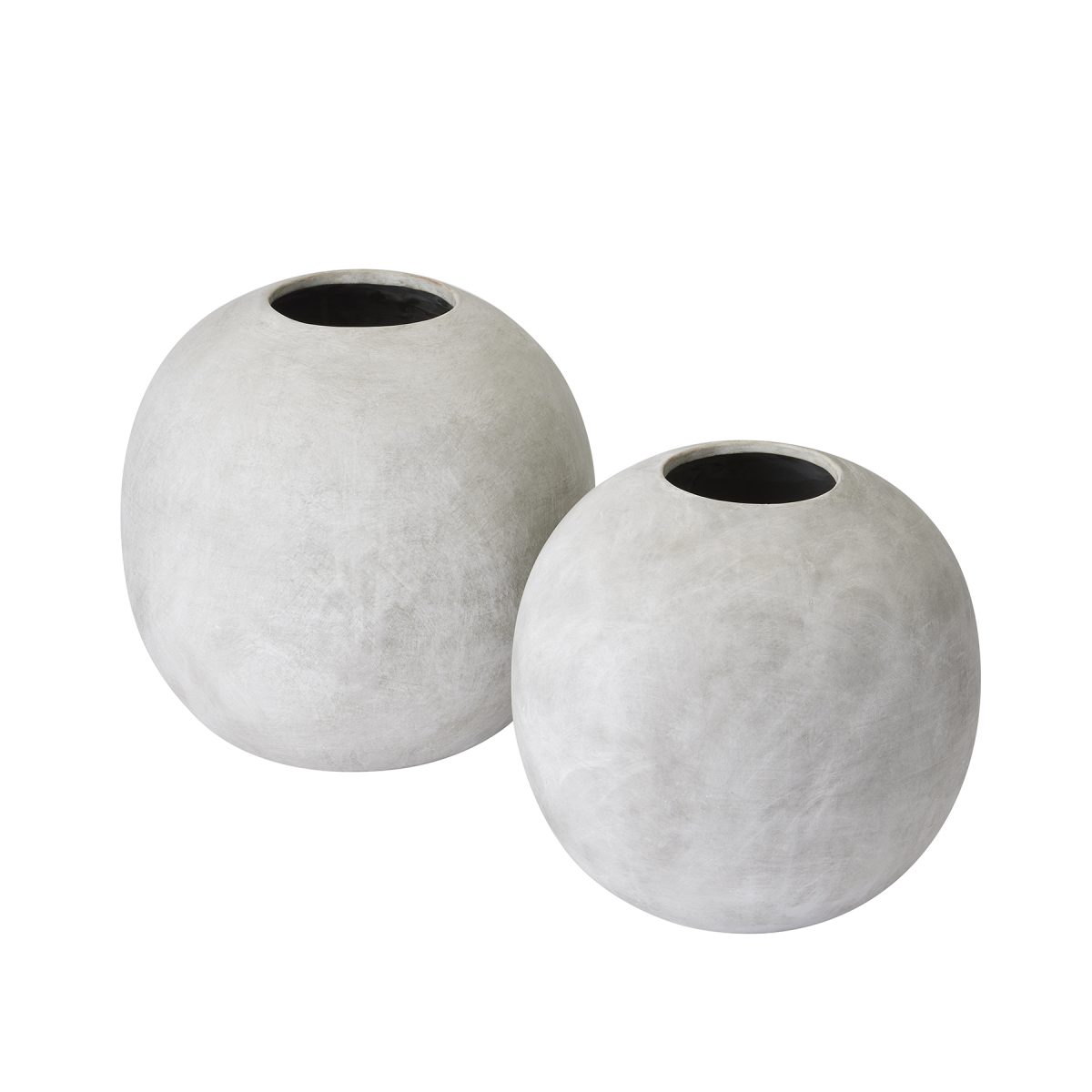 Noto Texture Vase, Stone (23cm x 25cm)