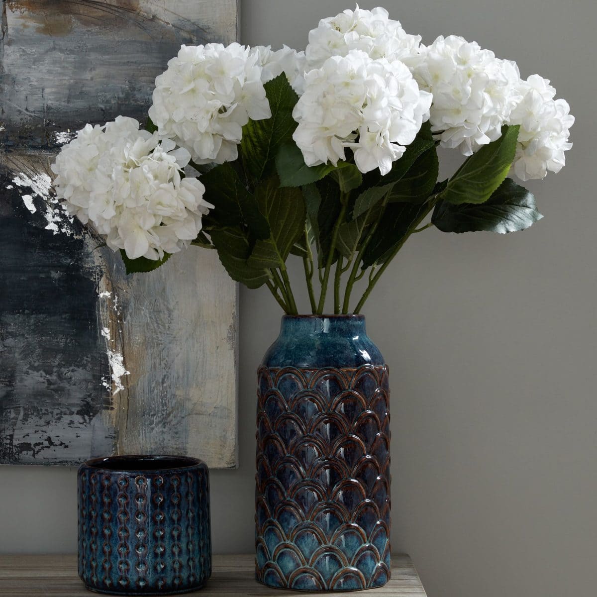Astorga Planter in Indigo (16cm x 17cm)