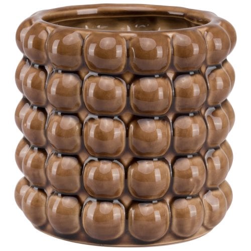 Astorga Collection Caramel Bubble Planter - 15cm x 16cm