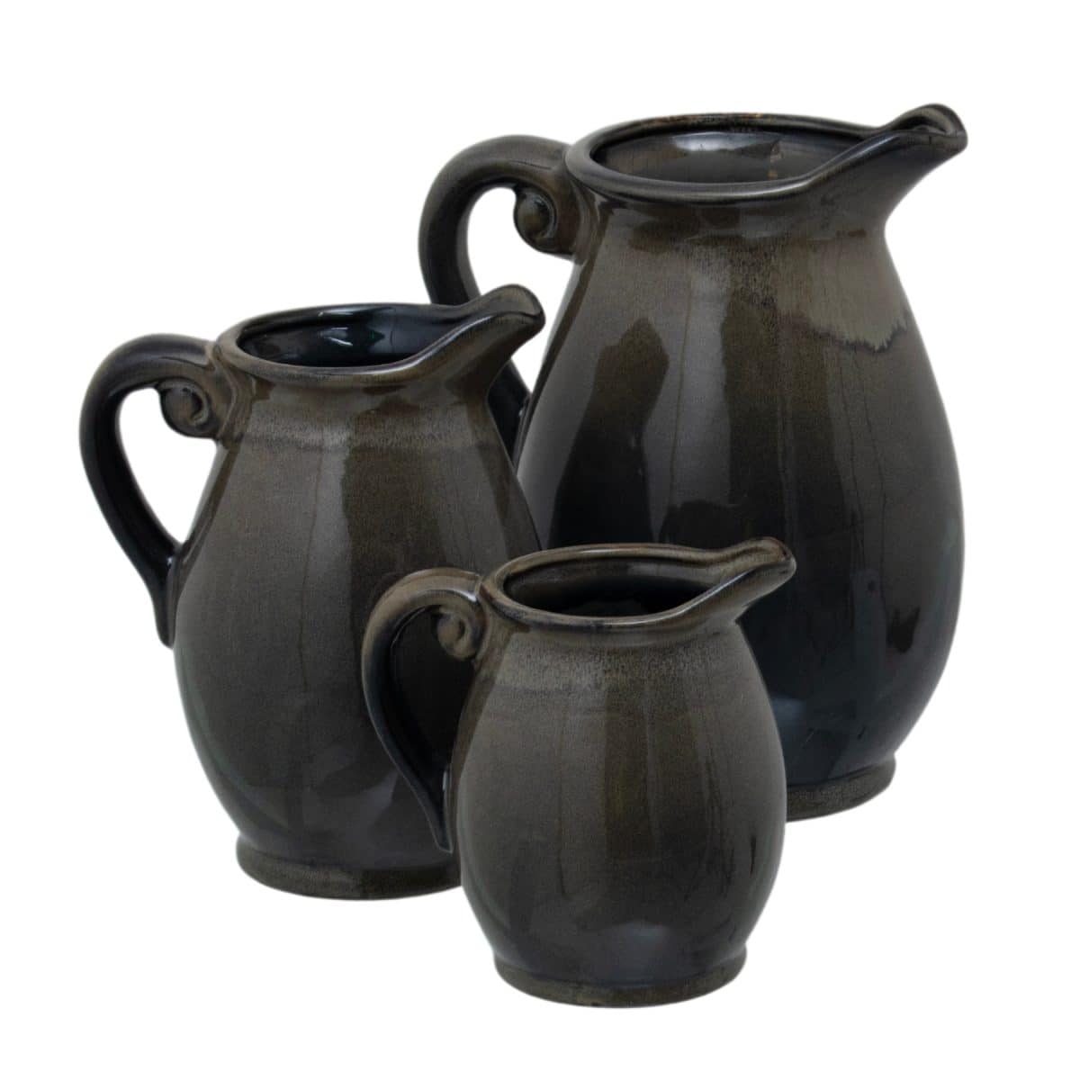 Elda Vase, Olive (16cm x 14cm)