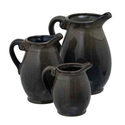 Elda Vase, Olive (16cm x 14cm)