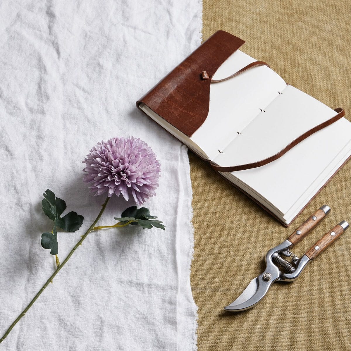 Artificial Chrysanthemum, Light Purple - 54cm