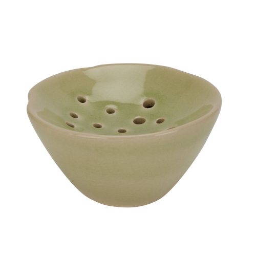 Ceramic Flower Frog, Green (8cm x 15cm)
