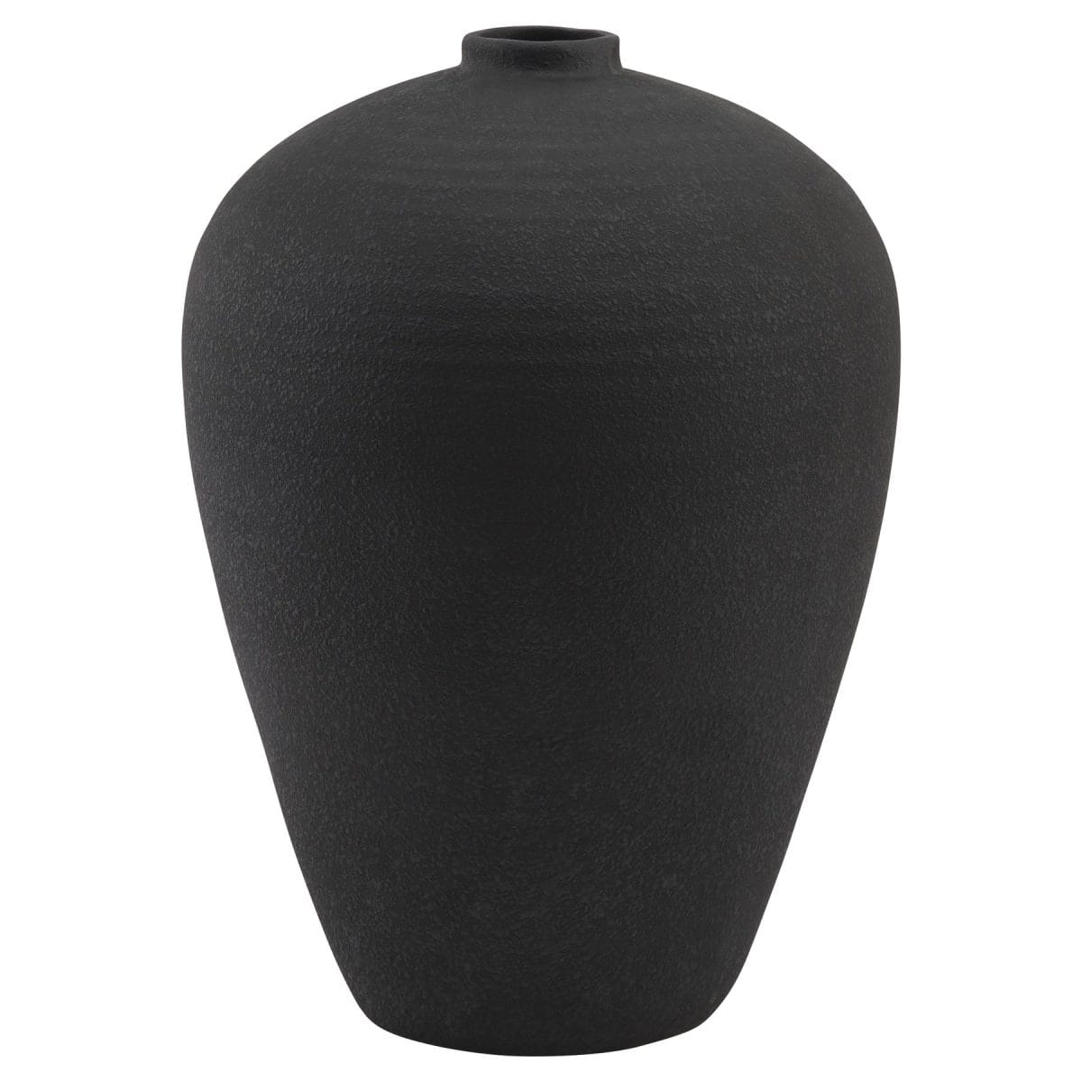 Cortona Texture Vase, Black (57cm x 40cm)