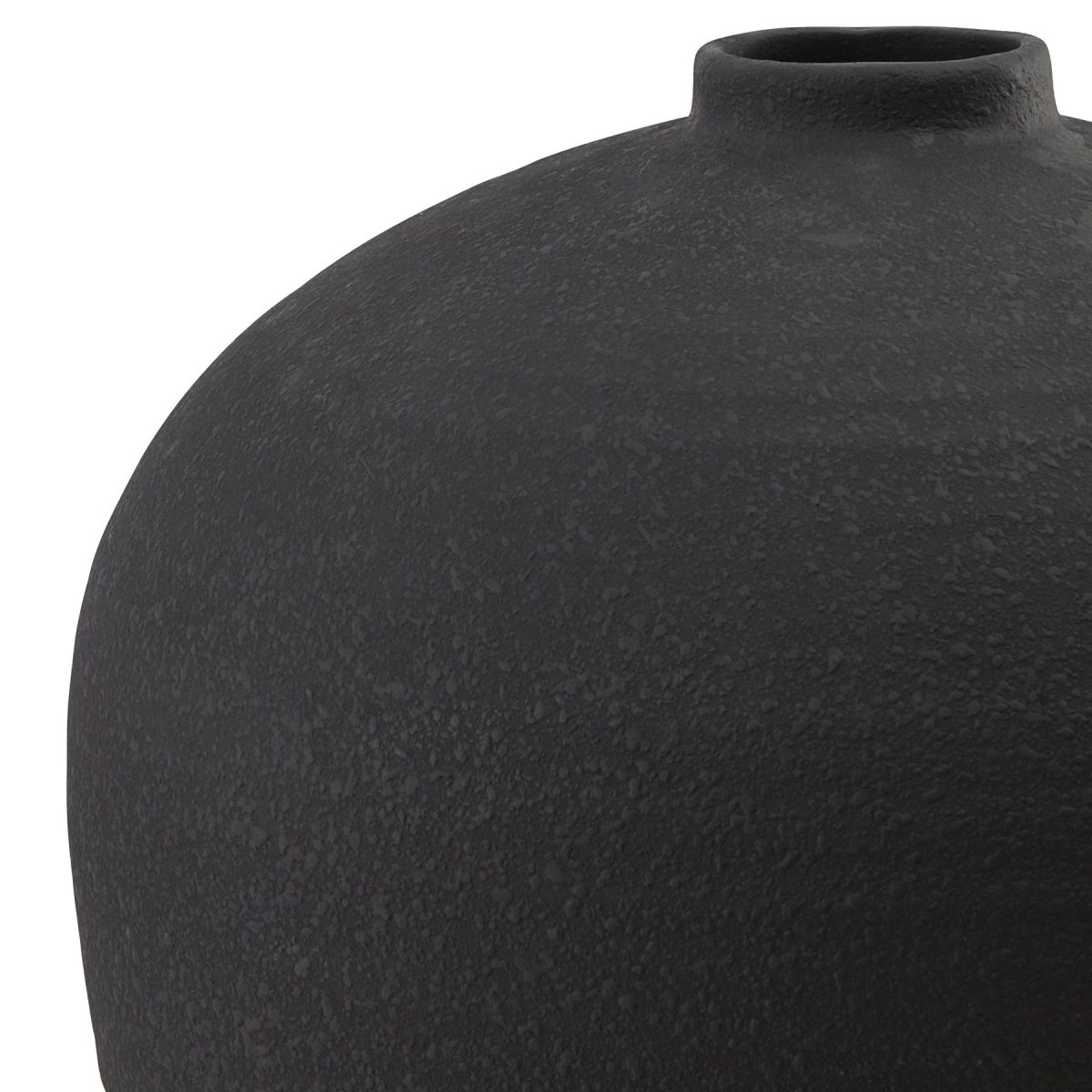 Cortona Texture Vase, Black (57cm x 40cm)