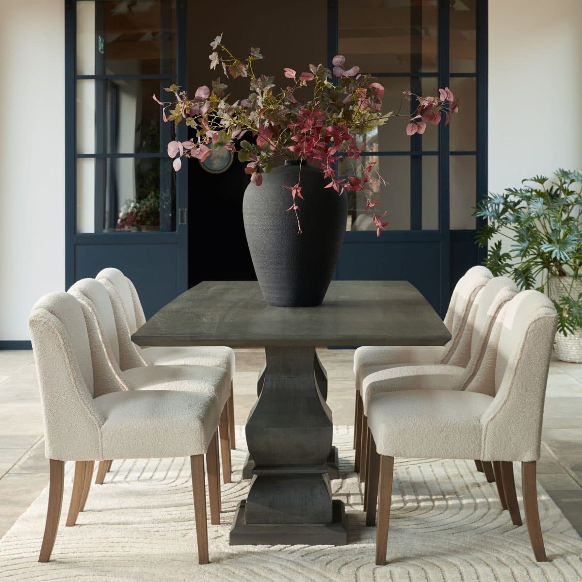 Cortona Texture Vase, Black (57cm x 40cm)