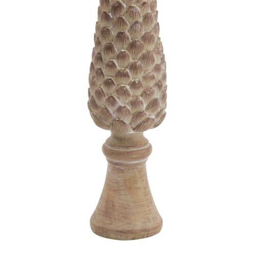 Medium Pinecone Sculpture On Base - 6cm x 6cm x 26cm