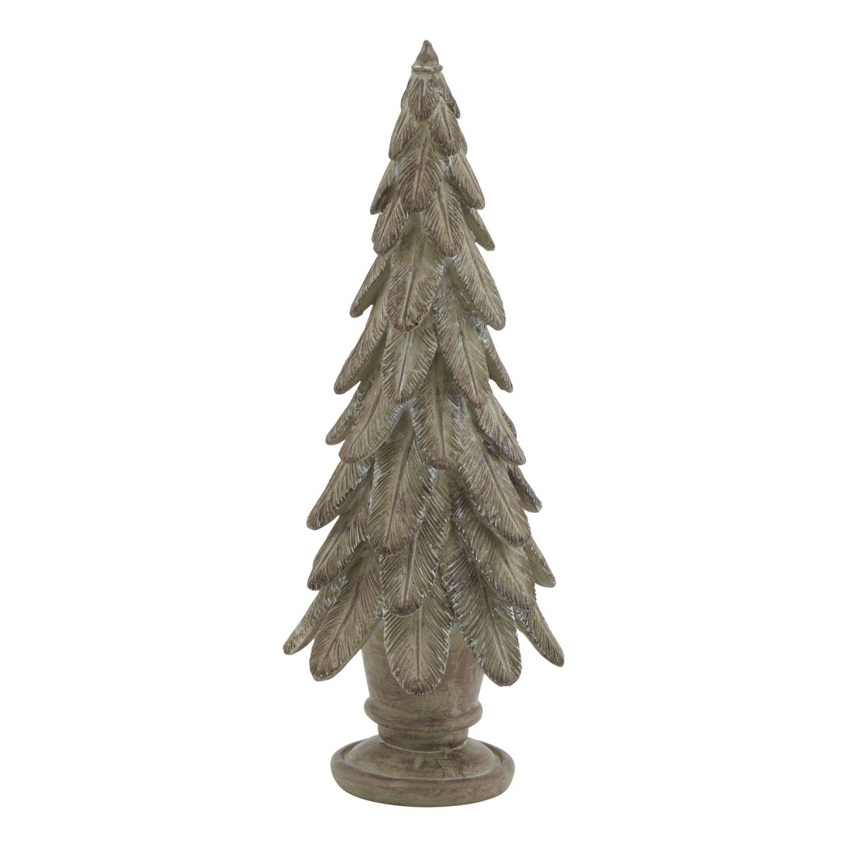 Large Spruce Tree Sculpture - 9cm x 9cm x 24cm