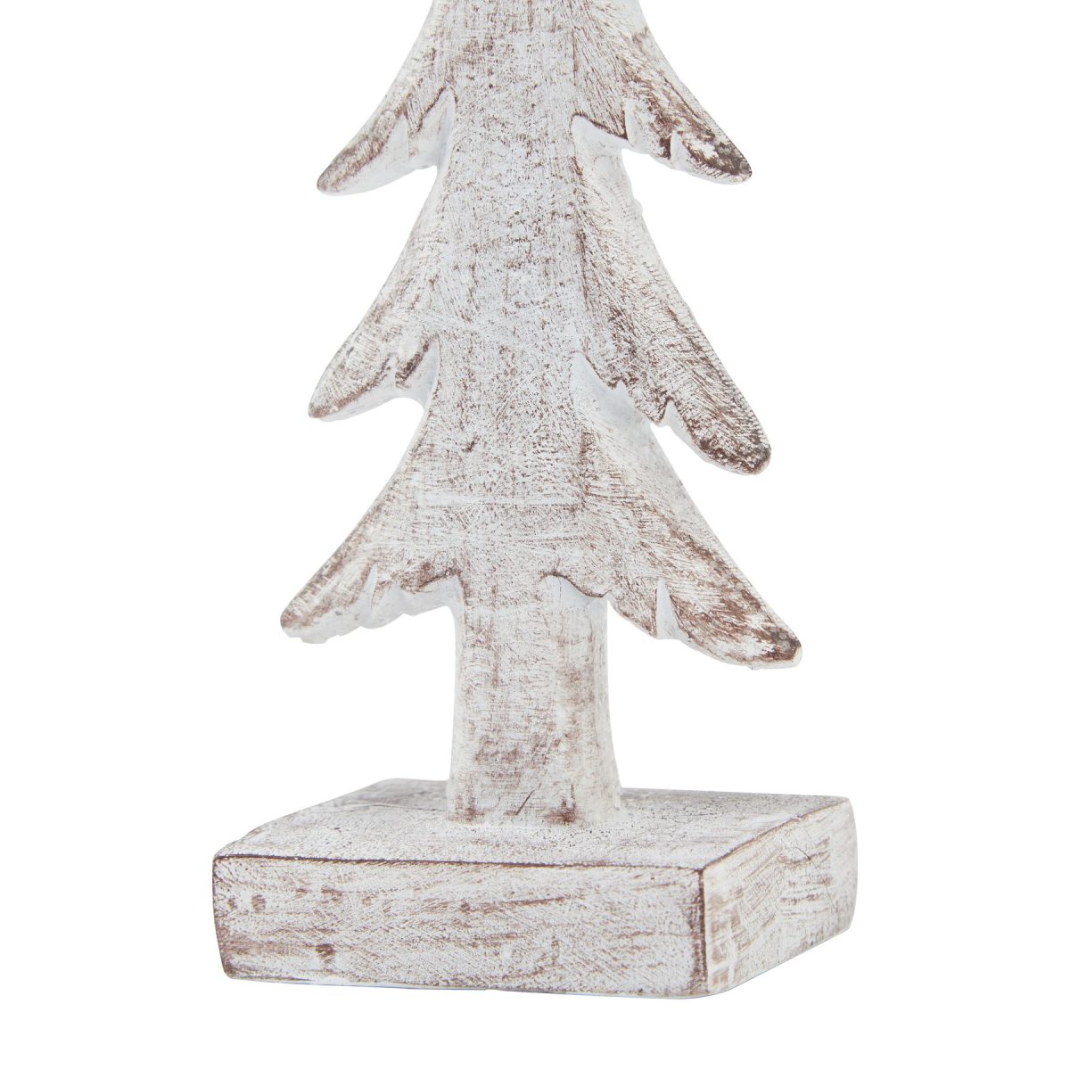 Small Snowy Forest Tree Sculpture - 5cm x 6cm x 17cm