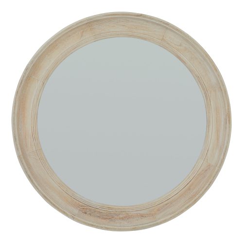 Eton Large Wall Mirror, Washed Wood - 90cm x 90cm